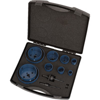 Electrician's Master Holesaw Kit, 12 Pieces D. Morneault & Fils