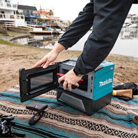 Four &agrave; micro-ondes sans fil 40 V Max XGT (outil seulement), 350 W/500 W, Noir/bleu D. Morneault & Fils