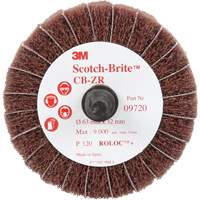 Disque combin&eacute; Scotch-Brite, 2-1/2" dia., Grain 120, Oxyde d'aluminium D. Morneault & Fils