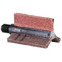 Plain Flap B-420 Bore Polisher, Aluminum Oxide, 60 Grit, 4-1/2" x 1-1/2" x D. Morneault & Fils