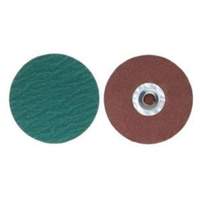 Quick-Change Discs, 3" Dia., 36 Grit, Zirconia Alumina D. Morneault & Fils