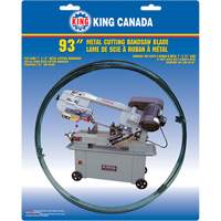 General Purpose Band Saw Blade, Bi-Metal, 93" L x 3/4" W x 0.032" Thick, 6-10 TPI D. Morneault & Fils