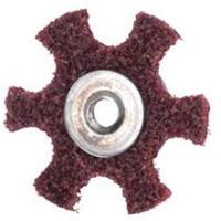Disque abrasif en forme d'&eacute;toile pour pr&eacute;paration de surface Abrasotex , 3" dia., Grain Moyen, Oxyde d'aluminium D. Morneault & Fils