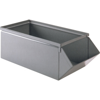 Steel Bin, 100 lbs. Cap., 15" W x 24" D x 11" H, Blue D. Morneault & Fils