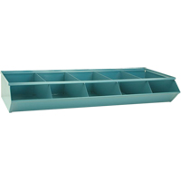 Sectional Bin Units, 100 lbs. Cap., 37" W x 15-1/2" D x 6" H, Blue D. Morneault & Fils