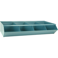 Sectional Bin Units, 100 lbs. Cap., 37" W x 18-3/4" D x 7-1/2" H, Blue D. Morneault & Fils