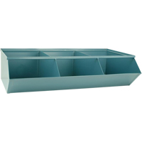 Sectional Bin Units, 100 lbs. Cap., 37" W x 20-1/2" D x 9-1/2" H, Blue D. Morneault & Fils