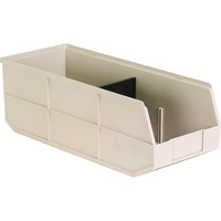 Akro-Bin de la S&eacute;rie 1800, 8-1/4" la, 7" h x 20-1/2" p, Beige D. Morneault & Fils