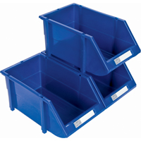 Stack & Hang Bin, 4-13/16" W x 3-3/16" H x 7-1/8" D, Blue D. Morneault & Fils