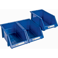 Stack & Hang Bin, 4-13/16" W x 3-3/16" H x 7-1/8" D, Blue D. Morneault & Fils