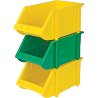 Stack & Hang Bin, 5-7/8" W x 4-11/16" H x 9-13/16" D, Yellow D. Morneault & Fils