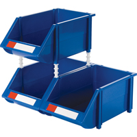 Stack & Hang Bin, 8-3/16" W x 6-3/16" H x 14" D, Blue D. Morneault & Fils