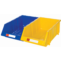 Bac empilable & &agrave; suspendre, 11-13/16" la, 7" h x 17-11/16" p, Jaune D. Morneault & Fils