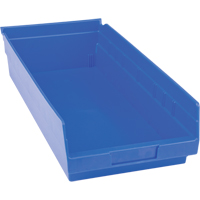 Bacs pour tablette en plastique, 8-3/8" la x 4" H x 17-7/8" p, Bleu, Capacit&eacute; 20 lb D. Morneault & Fils