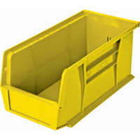 Bacs ultra empilable & suspendable, 5-1/2" la, 5" h x 10-7/8" p, Jaune D. Morneault & Fils
