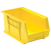 Bacs ultra empilable & suspendable, 8-1/4" la, 7" h x 14-3/4" p, Jaune D. Morneault & Fils