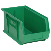 Bacs ultra empilable & suspendable, 8-1/4" la, 7" h x 14-3/4" p, Vert D. Morneault & Fils