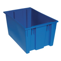 Contenants Stack & Nest, 15" x 29,5" x 19,5", Bleu D. Morneault & Fils