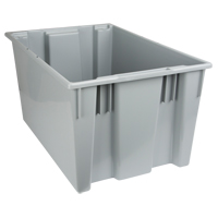 Contenants Stack & Nest, 15" x 29,5" x 19,5", Gris D. Morneault & Fils