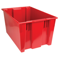 Contenants Stack & Nest, 15" x 29,5" x 19,5", Rouge D. Morneault & Fils