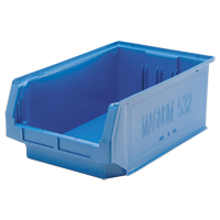 Giant Stacking Containers, 12.375" W x 19.75" D x 7.875" H, Blue D. Morneault & Fils