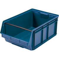 Contenants g&eacute;ants empilables, 18,375" la x 29" p x 11,875" h, Bleu D. Morneault & Fils
