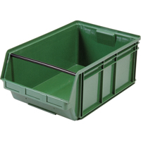 Giant Stacking Containers, 18.375" W x 29" D x 11.875" H, Green D. Morneault & Fils