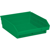 Bacs pour tablette, 11-1/8" la x 4" H x 11-5/8" p, Vert, Capacit&eacute; 30 lb D. Morneault & Fils