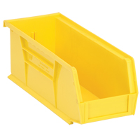 Bacs ultra empilable & suspendable, 4-1/8" la, 4" h x 10-7/8" p, Jaune D. Morneault & Fils