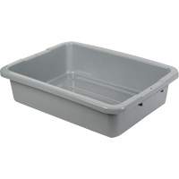Bus/Utility Boxes - Grey, 5" H x 15" D x 20" L, Plastic, Grey D. Morneault & Fils