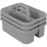 Supply Caddy, 8-3/4" x 13-3/8" x 13-3/8", Grey D. Morneault & Fils