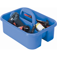 Supply Caddy, 5.5" x 13-3/8" x 13-3/8", Blue D. Morneault & Fils