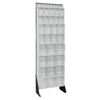 Tip-Out Bins Stand, 23-5/8" W x 8" D x 75" H, 36 Drawers D. Morneault & Fils