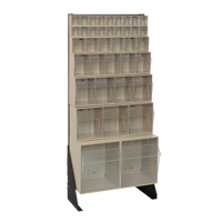 Tip-Out Bins Stand, 23-5/8" W x 8" D x 52" H, 38 Drawers D. Morneault & Fils