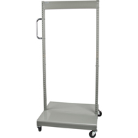 Mobile Tilt Bin Rack - Cart Only, Double-sided, 26-1/4" W x 22" D x 57-1/2" H D. Morneault & Fils