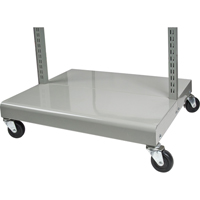Mobile Tilt Bin Rack - Cart Only, Double-sided, 26-1/4" W x 22" D x 57-1/2" H D. Morneault & Fils