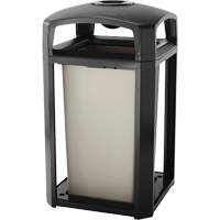 Landmark Series Classic Ash Tray & Waste Receptacle, Plastic, 50 US gal. Capacity, 46-1/2" Height D. Morneault & Fils