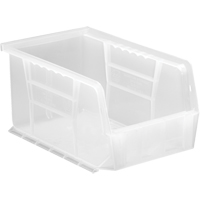 Clear-View Ultra Stack & Hang Bin, 6" W x 5" H x 9-1/4" D, Clear D. Morneault & Fils