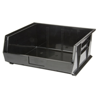 Stack & Hang Bin, 16-1/2" W x 7" H x 14-3/4" D, Black D. Morneault & Fils