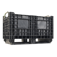 Contenant robuste BulkTote, 30" lo x 16" la x 19,2" h, Noir D. Morneault & Fils