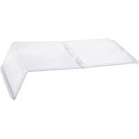 Couvercle transparent pour bacs empilables et &agrave; suspendre D. Morneault & Fils