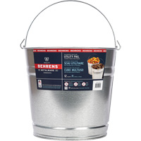 Seau, Acier galvanis&eacute;, 11 L D. Morneault & Fils