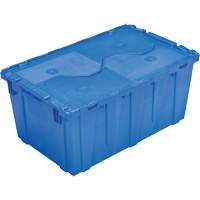 Bac emboîtable FP243C FliPak, 26,9" x 16,9" x 12,1", Bleu D. Morneault & Fils