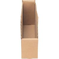 Deep Corrugated Parts Bins, 1-15/16" W x 11-1/4" D x 4-1/2" H, Beige D. Morneault & Fils