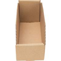 Boîtes profondes en carton ondul&eacute;, 3-3/4" la x 11-1/4" p x 4-1/2" h, Beige D. Morneault & Fils
