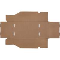Boîtes profondes en carton ondul&eacute;, 7-5/8" la x 11-5/16" p x 4-1/2" h, Beige D. Morneault & Fils