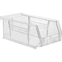 Crystal Clear Ultra Bins, 4-1/8" W x 3" H x 7-3/8" D, Clear D. Morneault & Fils