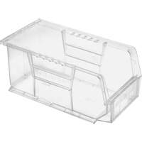 Crystal Clear Ultra Bins, 5-1/2" W x 5" H x 10-7/8" D, Clear D. Morneault & Fils