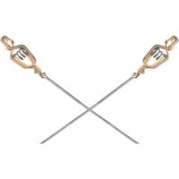 Light-Duty Bonding & Grounding Wire Assemblies - Two Alligator Clips D. Morneault & Fils
