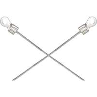 Light-Duty Bonding & Grounding Wire Assemblies - Two 1/4" Terminal Connectors D. Morneault & Fils